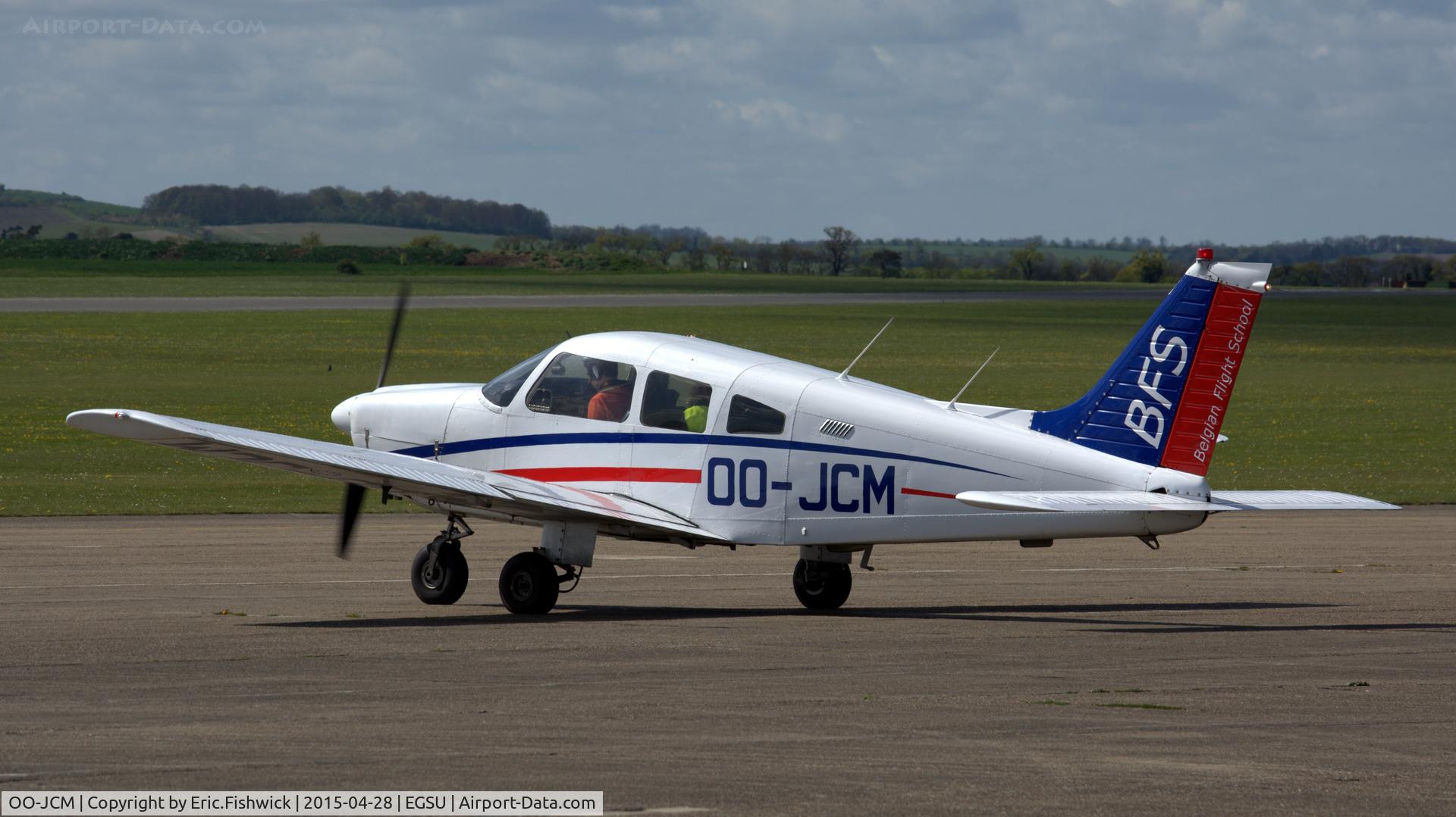 OO-JCM, 1979 Piper PA-28-181 Archer II C/N 28-7990499, 1. OO-JCM preparing to depart Duxford Airfield.