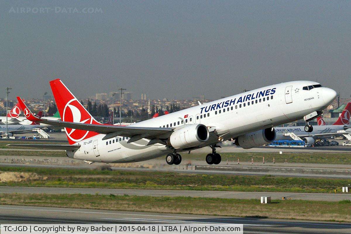 TC-JGD, 2001 Boeing 737-8F2 C/N 29788, Boeing 737-8F2 [29788] (THY Turkish Airlines) Istanbul-Ataturk~TC 18/04/2015