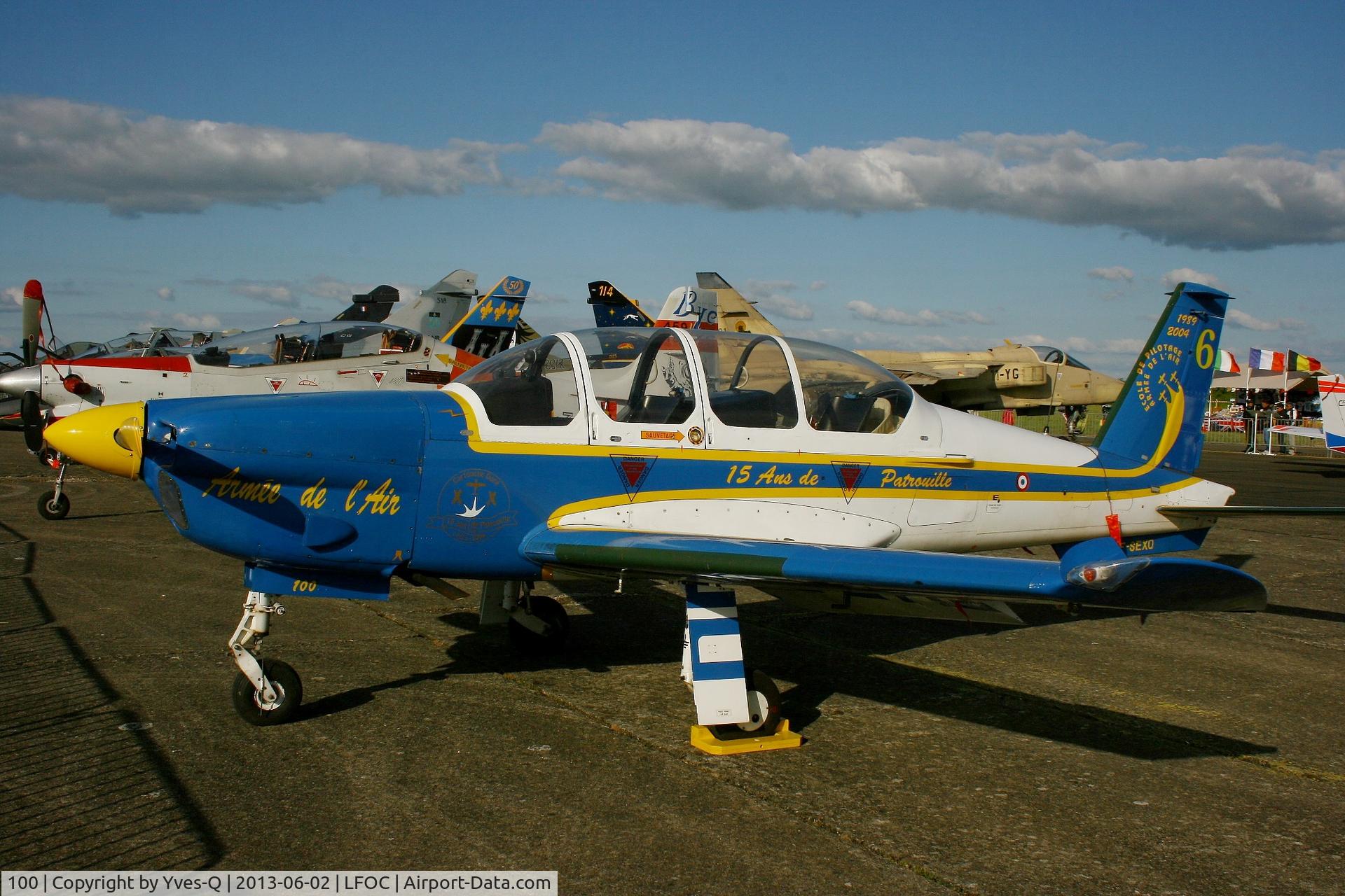 100, Socata TB-30 Epsilon C/N 100, Socata TB-30 Epsilon (F-SEXQ), Static display, Châteaudun Air Base 279 (LFOC) Open day 2013