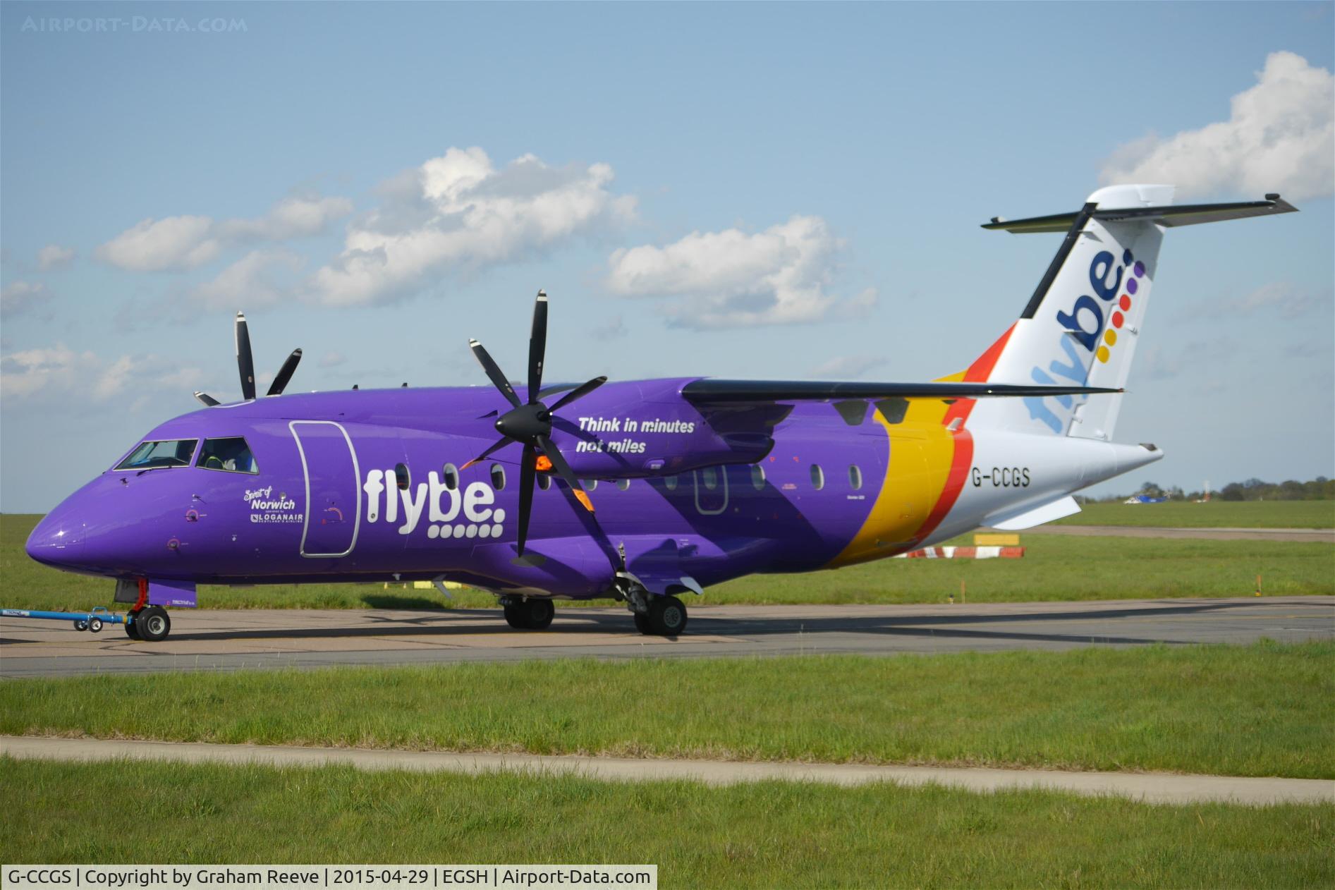 G-CCGS, 1998 Dornier 328-100 C/N 3101, Fresh out of paint and named 