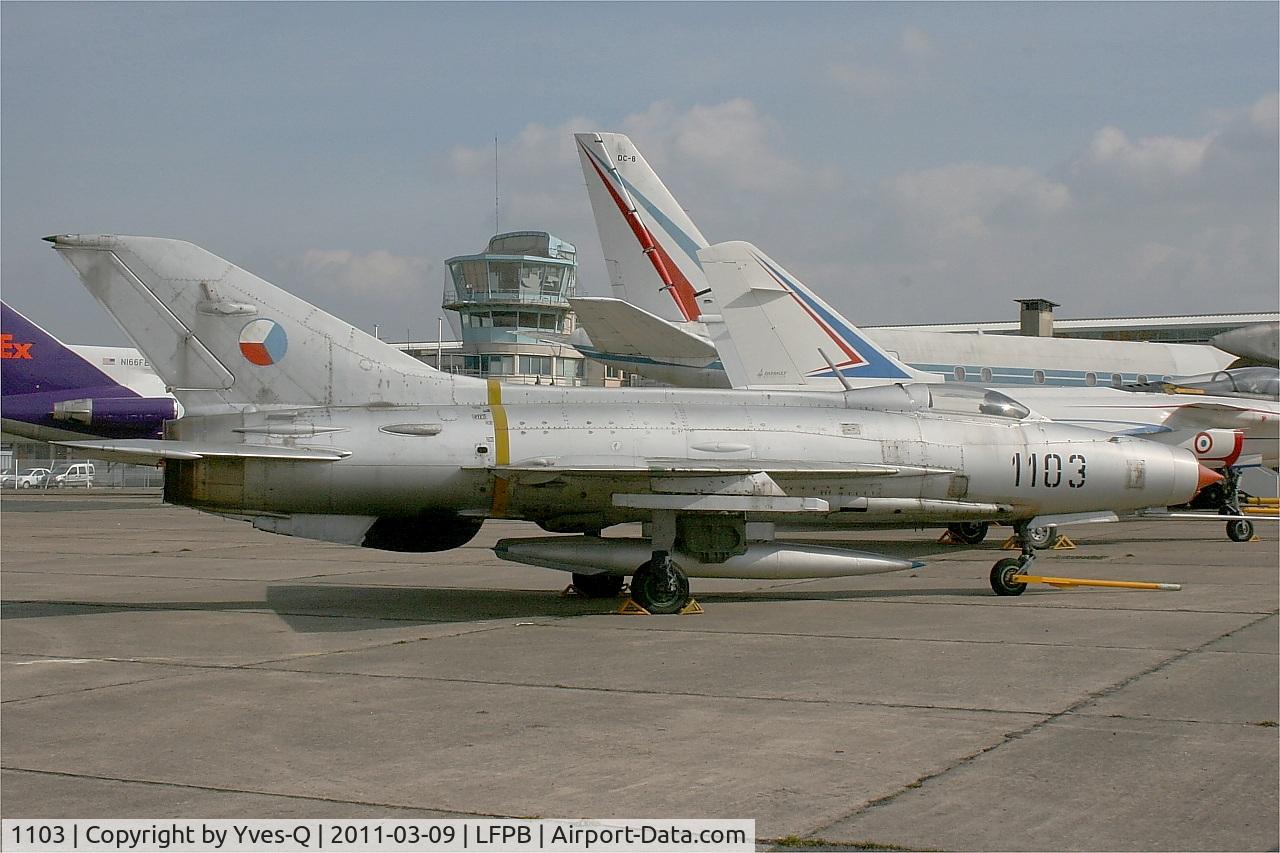 1103, Mikoyan-Gurevich MiG-21F-13 C/N 161103, Aéro S-106 (Mig 21F-13), Air & Space Museum Paris-Le Bourget (LFPB-LBG)