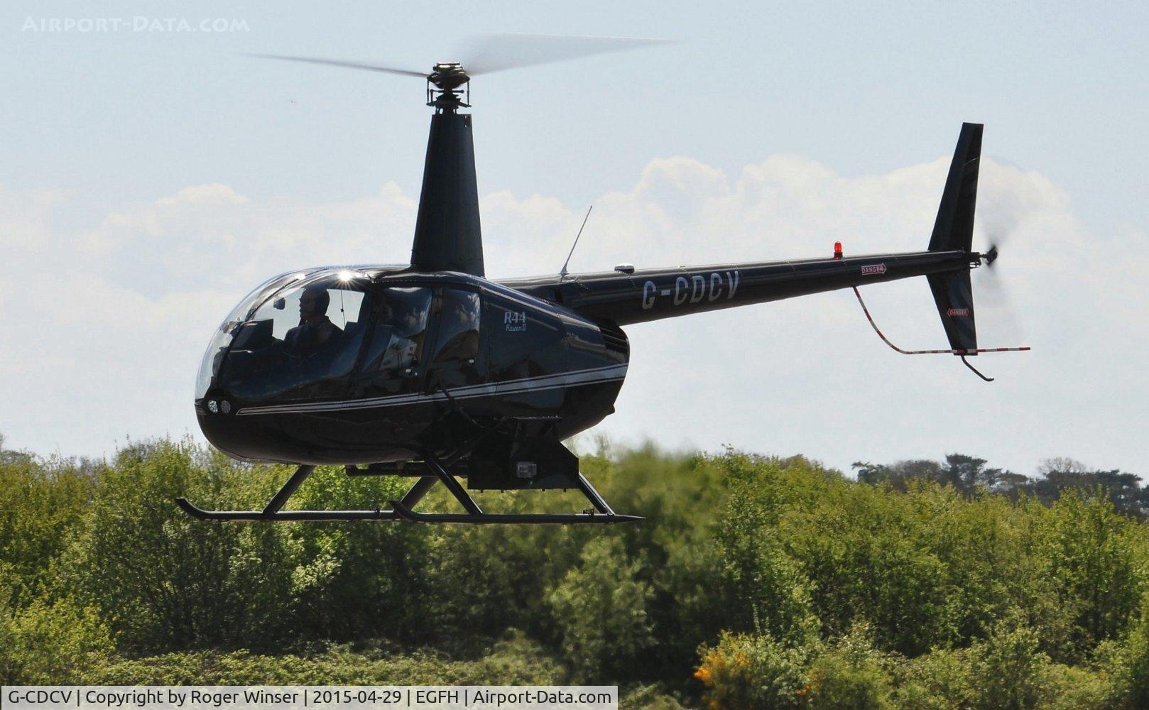 G-CDCV, 2004 Robinson R44 Raven II C/N 10536, Visiting R44 operated by 3GRCOMM Ltd.