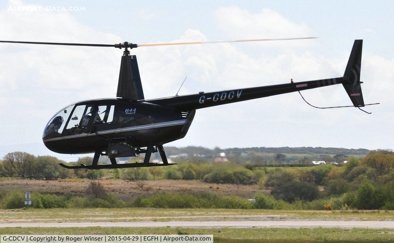 G-CDCV, 2004 Robinson R44 Raven II C/N 10536, Visiting R44 operated by 3GRCOMM Ltd.