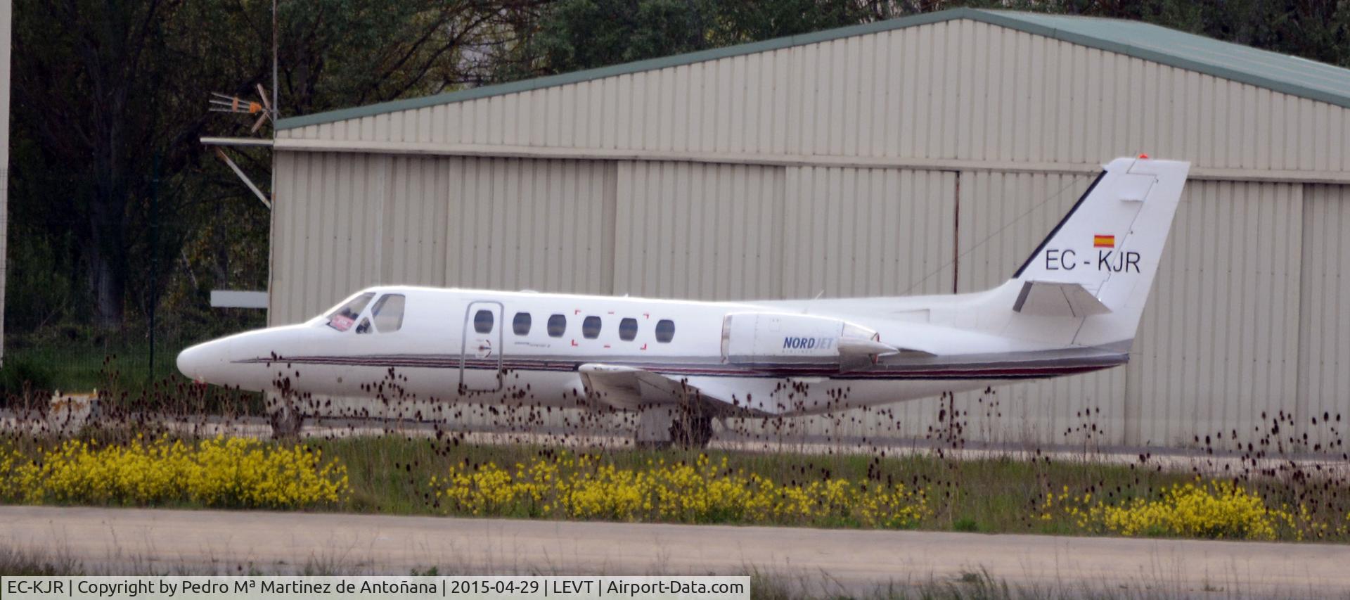 EC-KJR, 1982 Cessna 551 Citation II/SP C/N 551-0412, Foronda Vitoria-Gasteiz - España