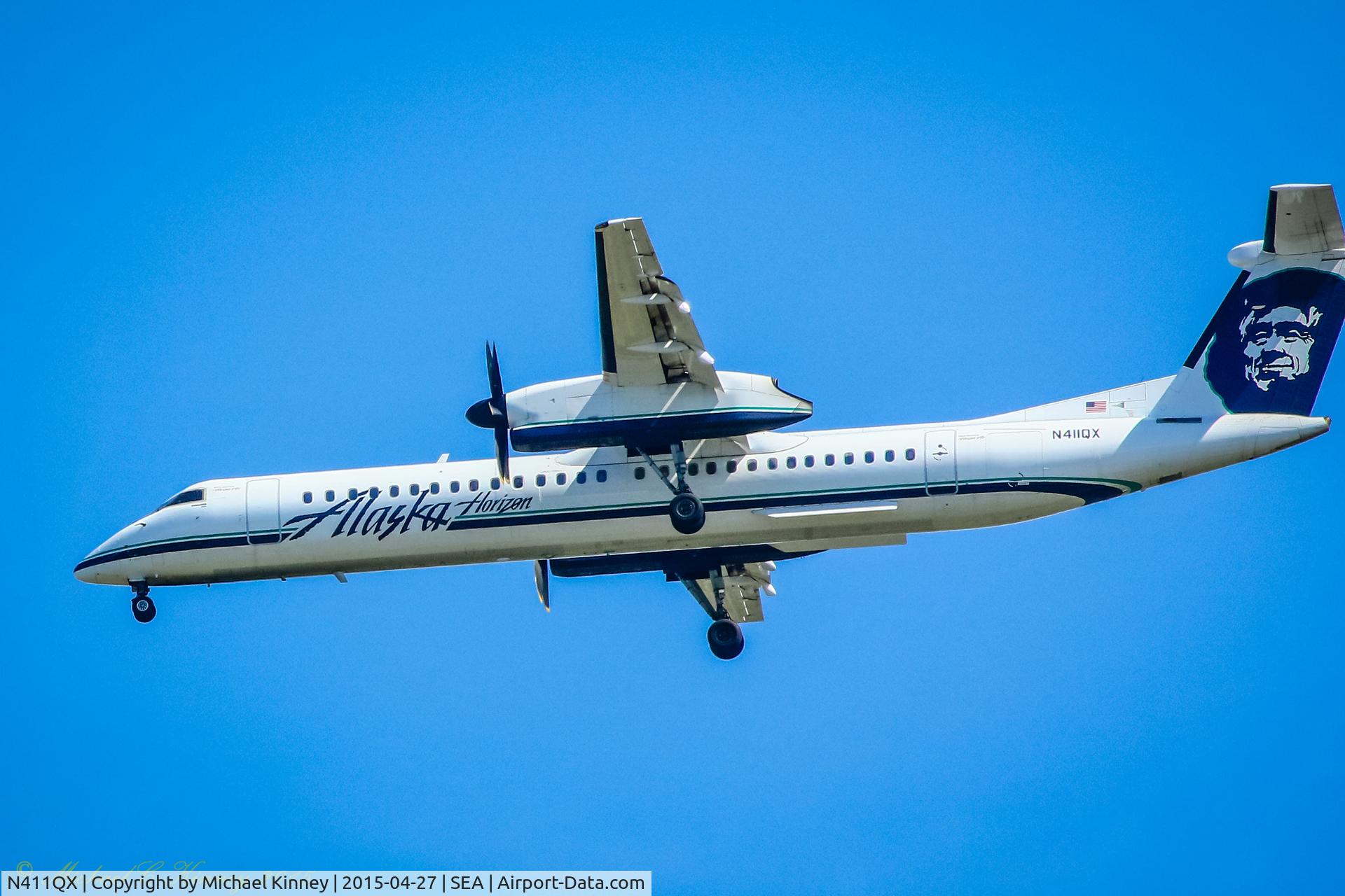 N411QX, 2001 Bombardier DHC-8-402 Dash 8 C/N 4055, Near DesMoines WA