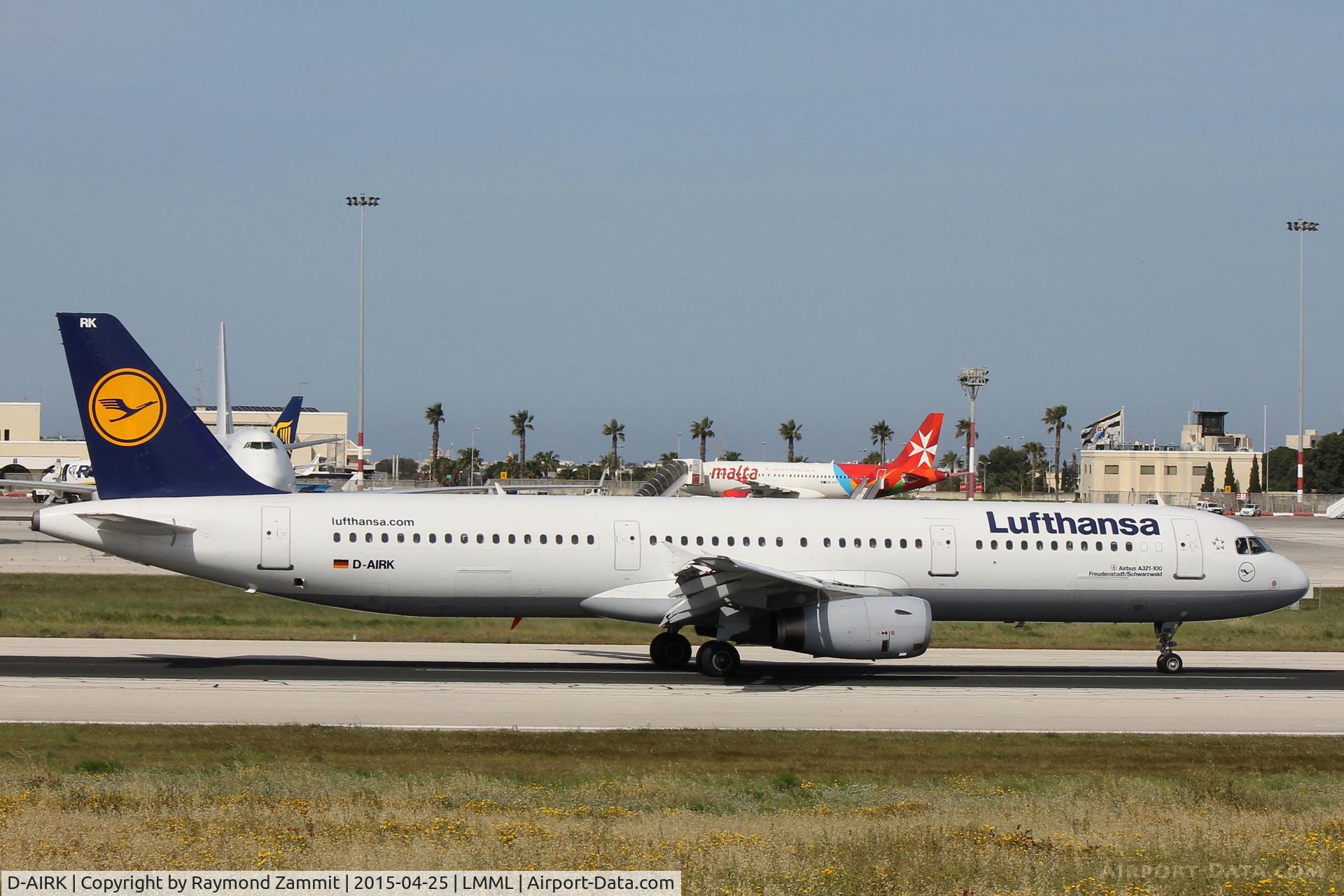 D-AIRK, 1994 Airbus A321-131 C/N 0502, A321 D-AIRK Lufthansa