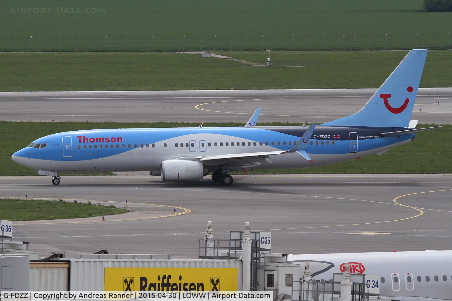 G-FDZZ, 2011 Boeing 737-8K5 C/N 37262, Thomson Airways Boeing 737