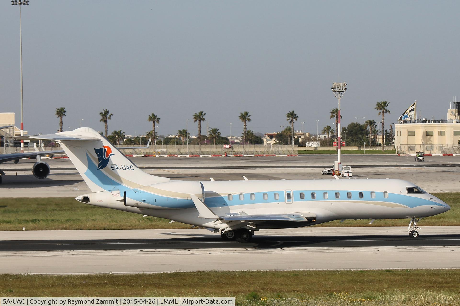 5A-UAC, 2007 Bombardier BD-700-1A11 Global 5000 C/N 9257, Bombardier BD-700 5A-UAC Libyan Government