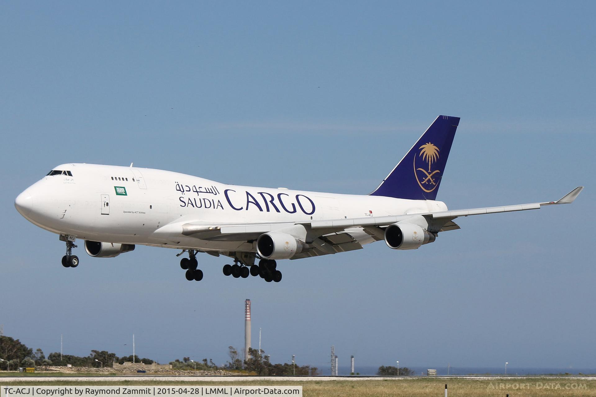 TC-ACJ, 1991 Boeing 747-433SF C/N 25075/868, B747-433 TC-ACJ Saudia Cargo