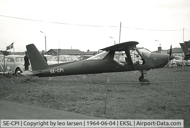 SE-CPI, 1961 Malmø Flyg Industrie MFI-10B Vipan C/N 03, Skovlunde Air Show 4.6.64