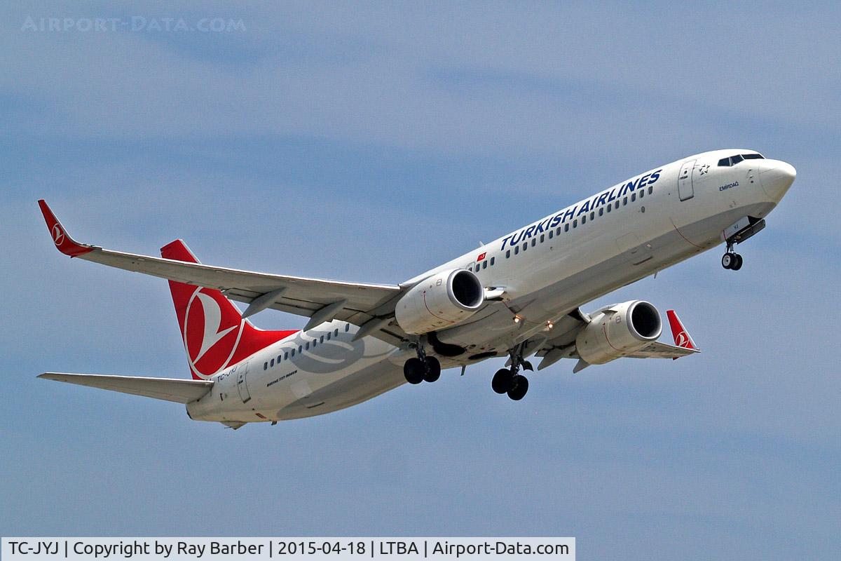 TC-JYJ, 2013 Boeing 737-9F2/ER C/N 40986, 737-9F2ER [40986] (THY Turkish Airlines) Istanbul-Ataturk~TC 18/04/2015
