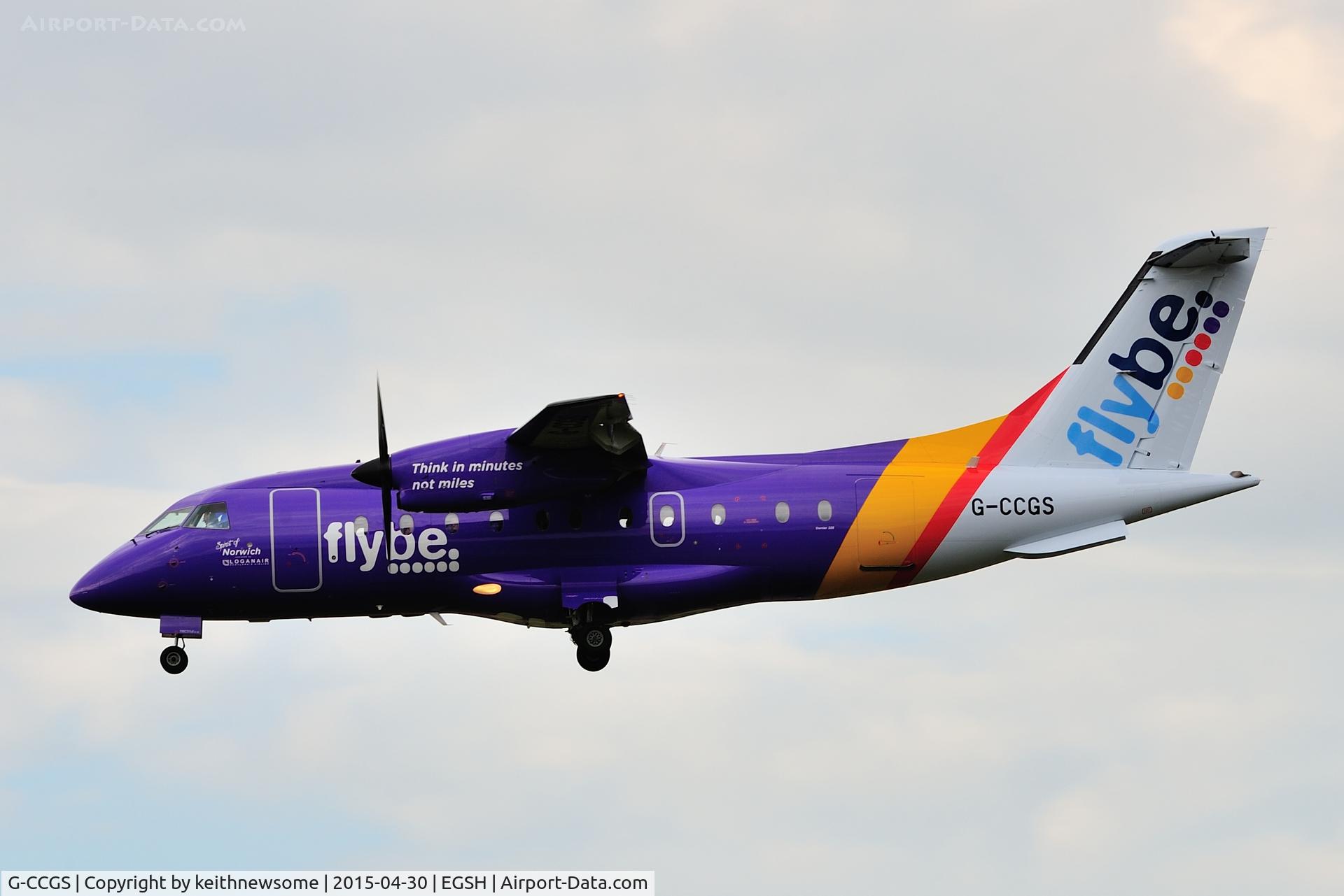 G-CCGS, 1998 Dornier 328-100 C/N 3101, In flybe colour scheme.