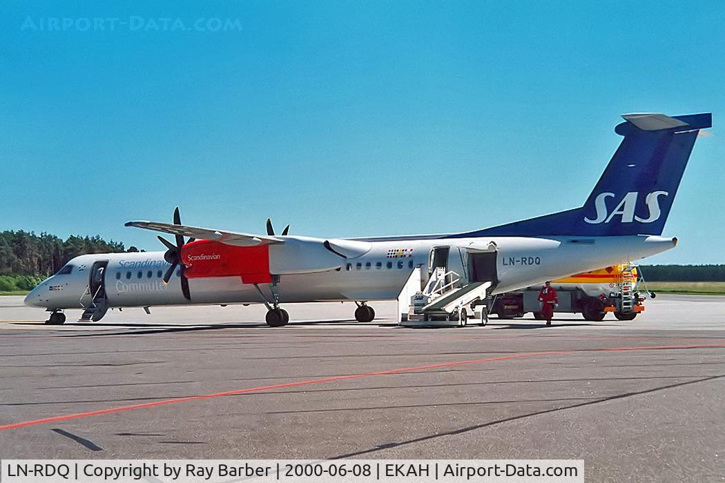 LN-RDQ, 1999 De Havilland Canada DHC-8-402Q Dash 8 C/N 4008, De Havilland Canada DHC-8Q-402 Dash 8 [4008] Aarhus~OY 08/06/2000