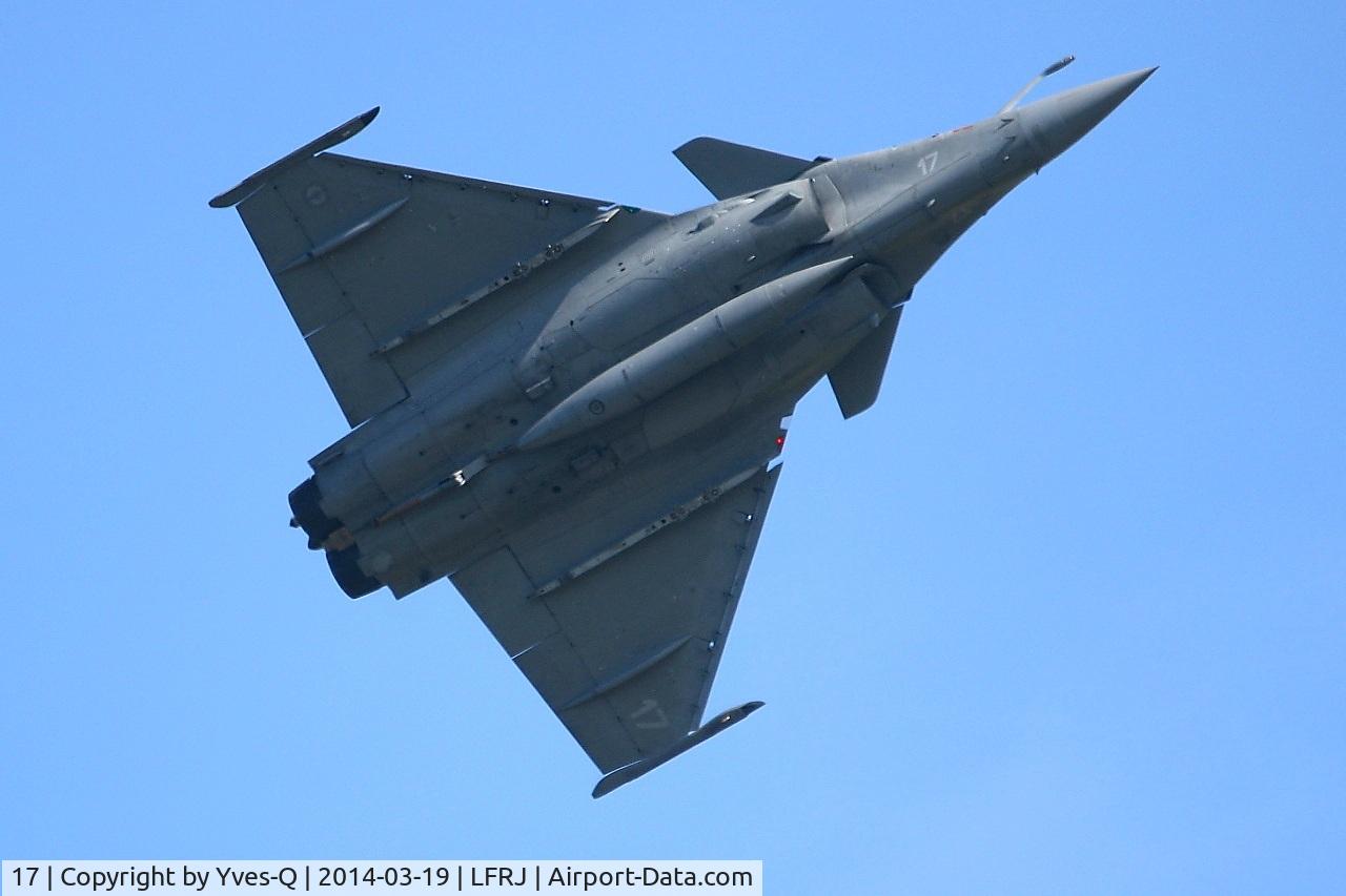 17, Dassault Rafale M C/N 17, Dassault Rafale M, Break over Landivisiau Naval Air Base (LFRJ)