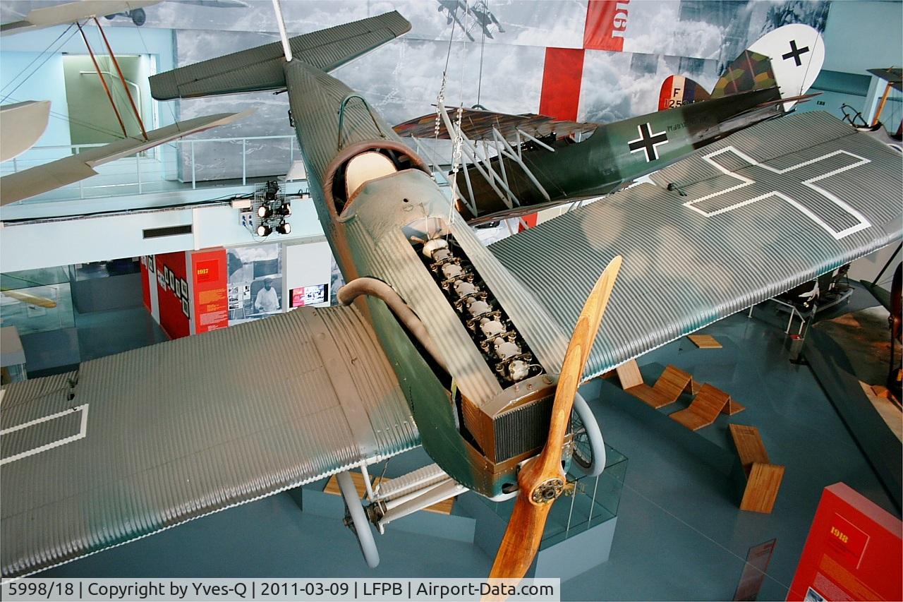 5998/18, 1918 Junkers J-9 (D-1) C/N Not found 5998/18, Junkers J9, Air & Space Museum Paris-Le Bourget (LFPB-LBG)