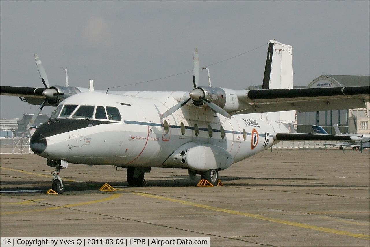 16, Aerospatiale N-262A Fregate C/N 16, Aerospatiale N-262A Fregate, Air & Space Museum Paris-Le Bourget (LFPB-LBG)