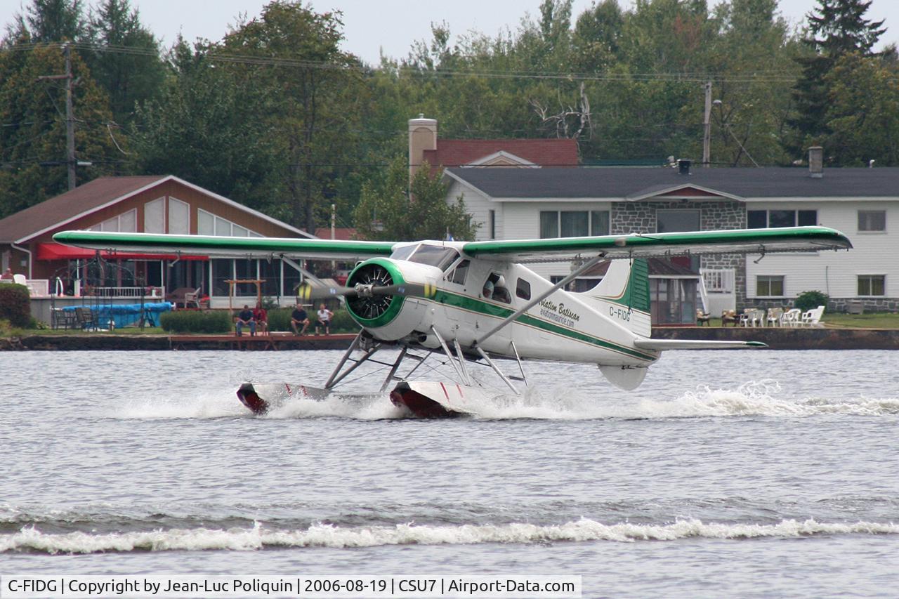 C-FIDG, 1954 De Havilland Canada DHC-2 Beaver Mk.1 C/N 718, Lac à la Tortue Seaplane base Québec