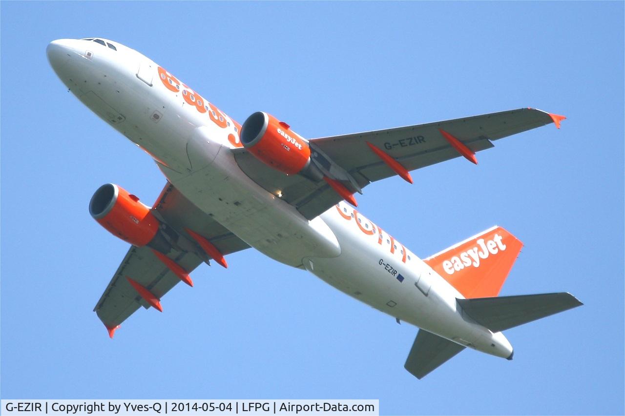 G-EZIR, 2005 Airbus A319-111 C/N 2527, Airbus A319-111, Take off rwy 27L, Roissy Charles De Gaulle airport (LFPG-CDG)