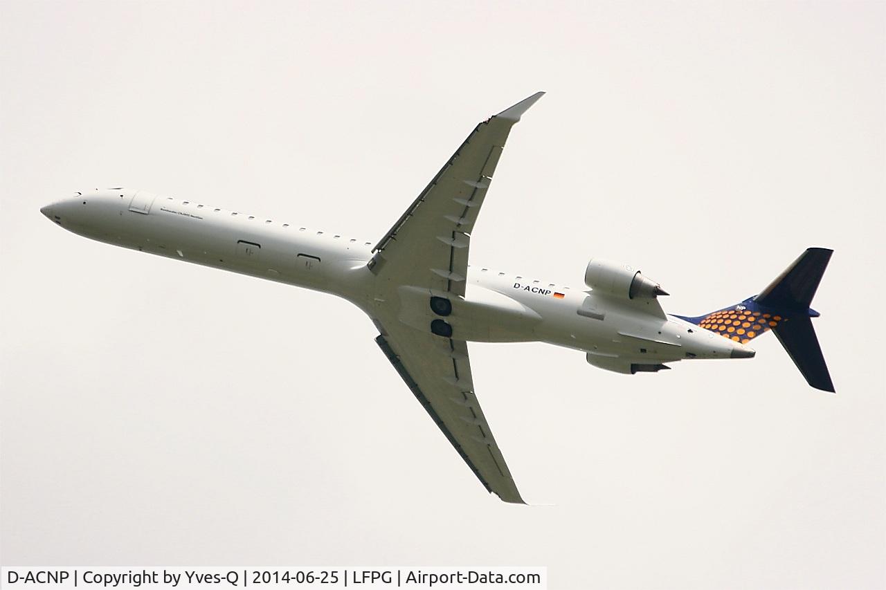 D-ACNP, 2010 Bombardier CRJ-900LR (CL-600-2D24) C/N 15259, Canadair Regional Jet CRJ-900LR, Take-off Rwy 27L, Roissy Charles De Gaulle Airport (LFPG-CDG)