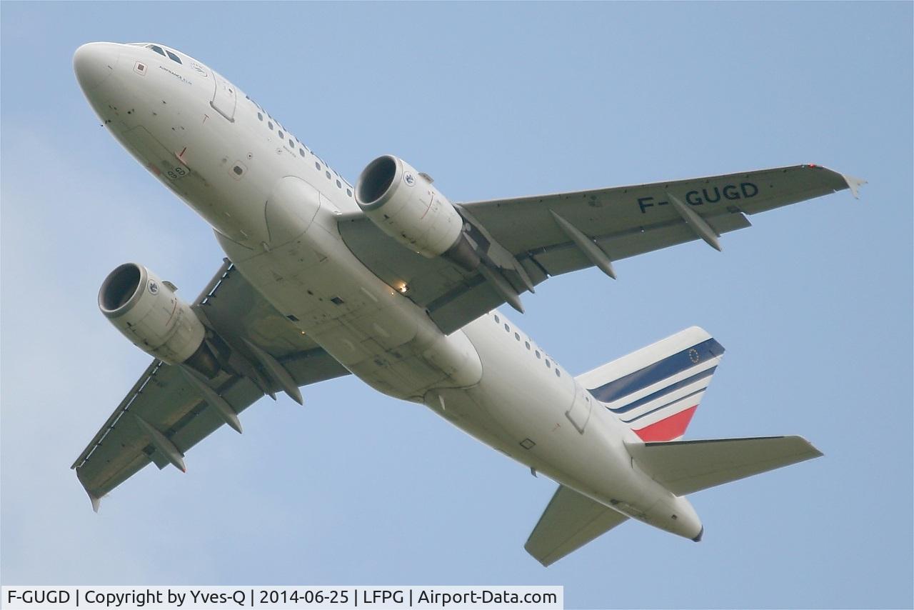 F-GUGD, 2003 Airbus A318-111 C/N 2081, Airbus A318-111, Take-off Rwy 27L, Roissy Charles De Gaulle Airport (LFPG-CDG)