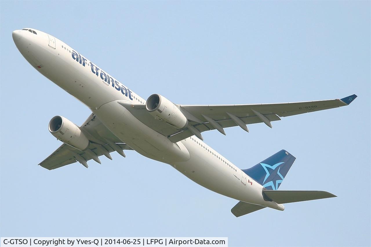 C-GTSO, Airbus A330-342 C/N 132, Airbus A330-342, Take-off Rwy 27L, Roissy Charles De Gaulle Airport (LFPG-CDG)
