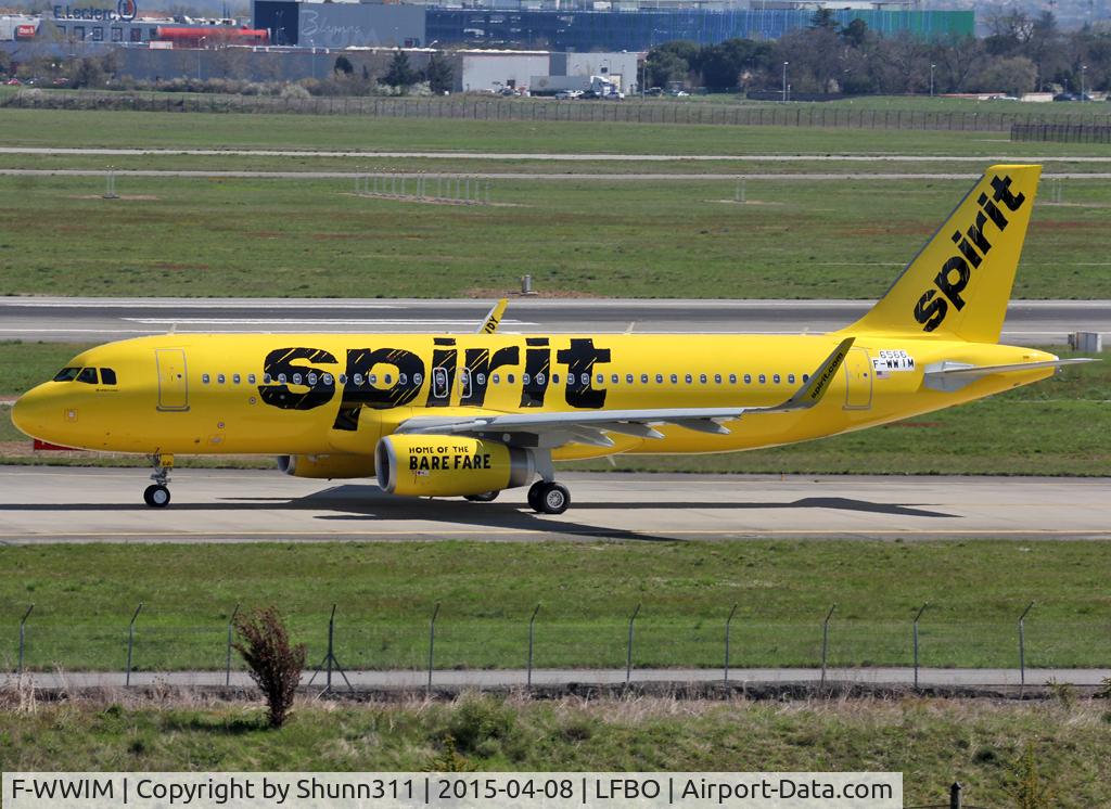 F-WWIM, 2015 Airbus A320-232 C/N 6566, C/n 6566 - First in new c/s from the factory... To be N641NK