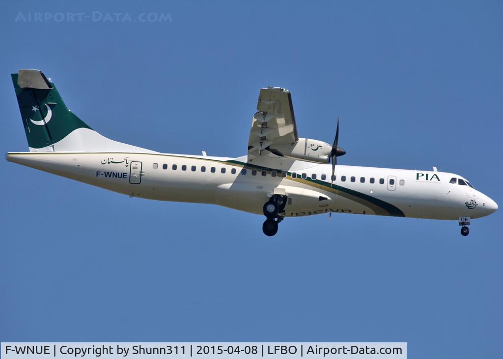 F-WNUE, 2012 ATR 72-212A C/N 1029, C/n 1029 - To be AP-BKZ