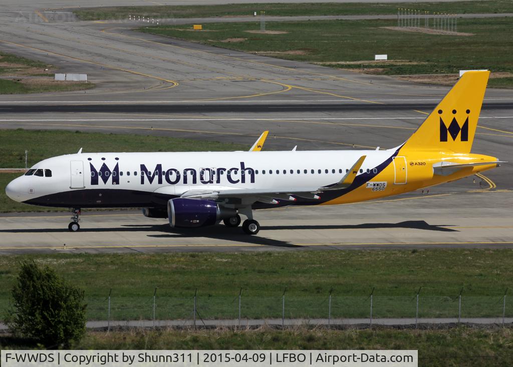 F-WWDS, 2015 Airbus A320-214 C/N 6550, C/n 6550 - To be G-ZBAS