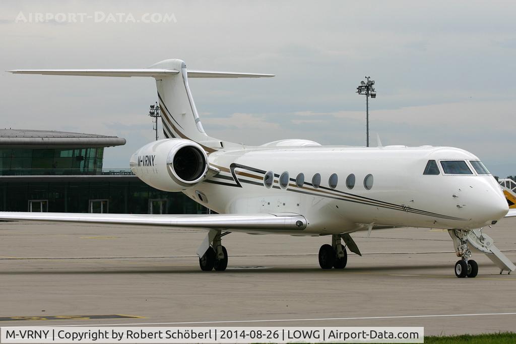 M-VRNY, 2008 Gulfstream Aerospace GV-SP (G550) C/N 5225, M-VRNY @ LOWG