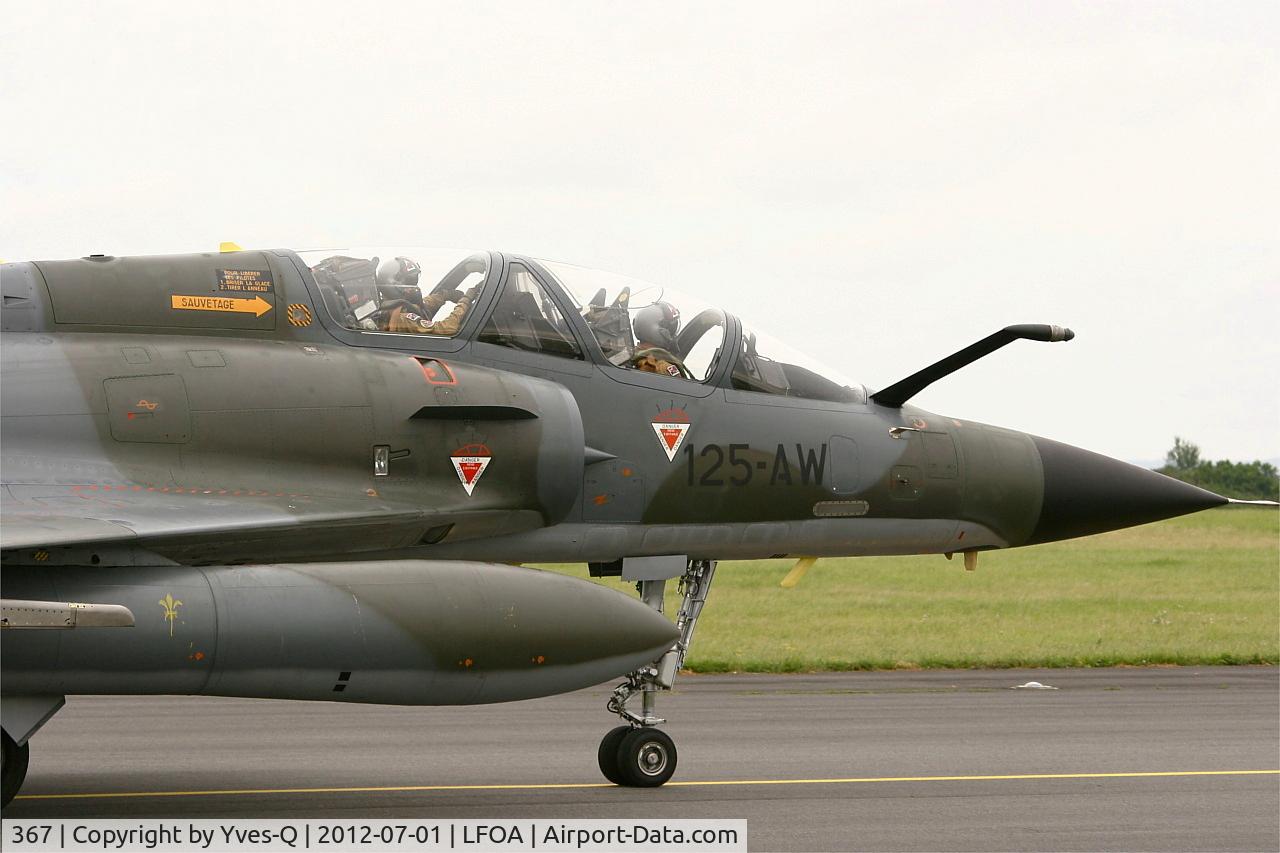 367, Dassault Mirage 2000N C/N 362, French Air Force Dassault Mirage 2000N (125-AW), Taxiing after display, Avord Air Base 702 (LFOA) open day 2012