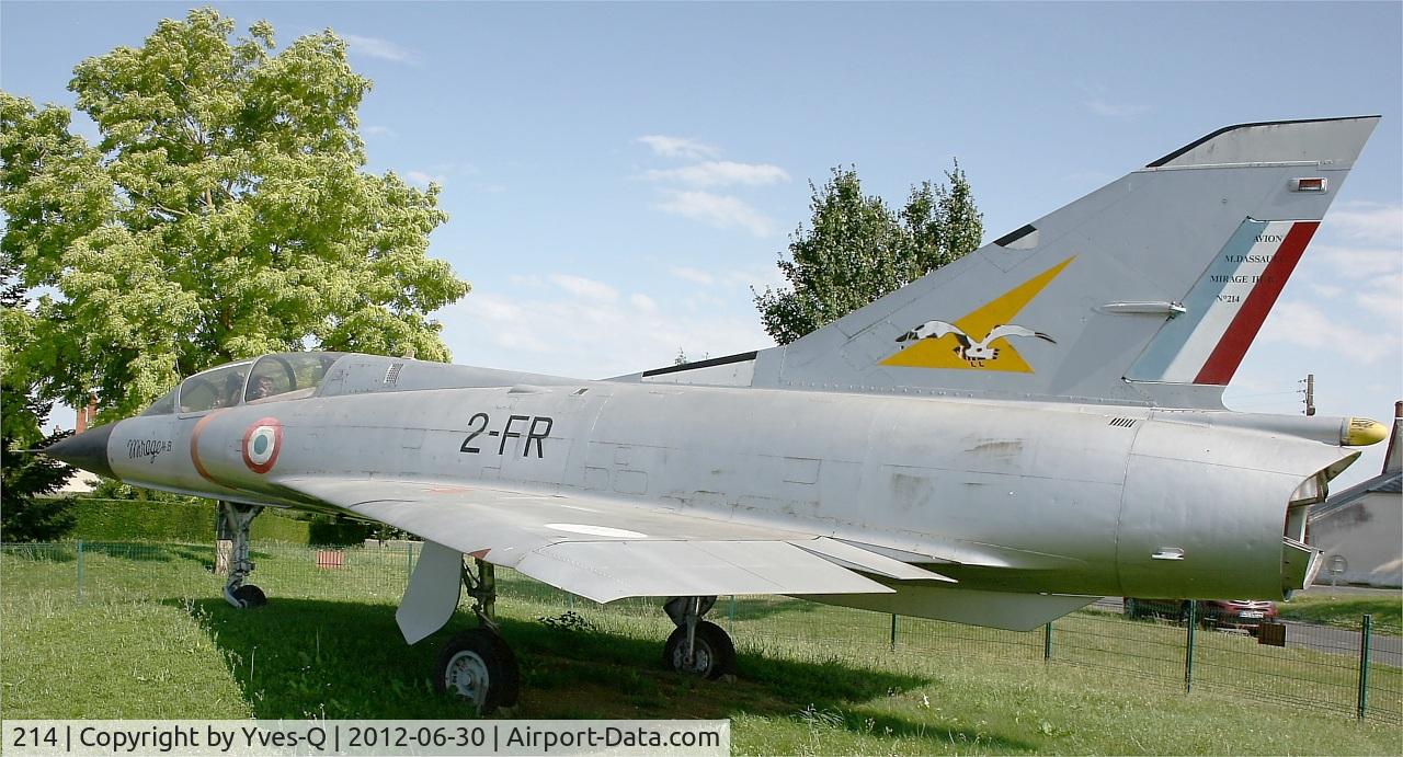 214, Dassault Mirage IIIB C/N 214, Dassault Mirage IIIB (2-FR), preserved by Association des Avions Anciens at Avord