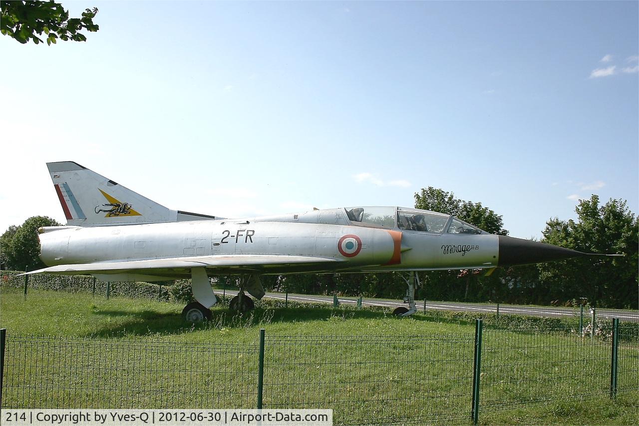 214, Dassault Mirage IIIB C/N 214, Dassault Mirage IIIB (2-FR), preserved by Association des Avions Anciens at Avord