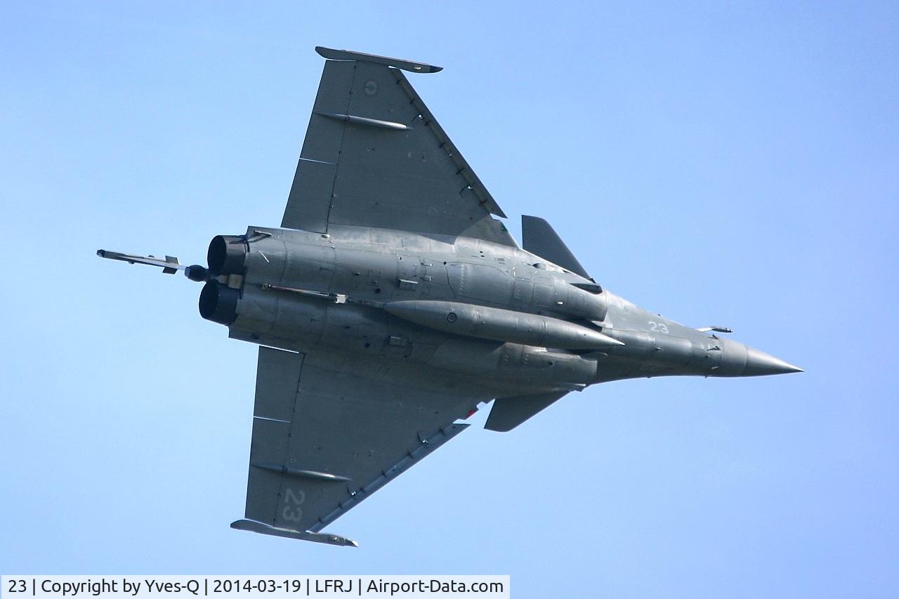 23, Dassault Rafale M C/N 23, Dassault Rafale M, Break over Landivisiau Naval Air Base (LFRJ)