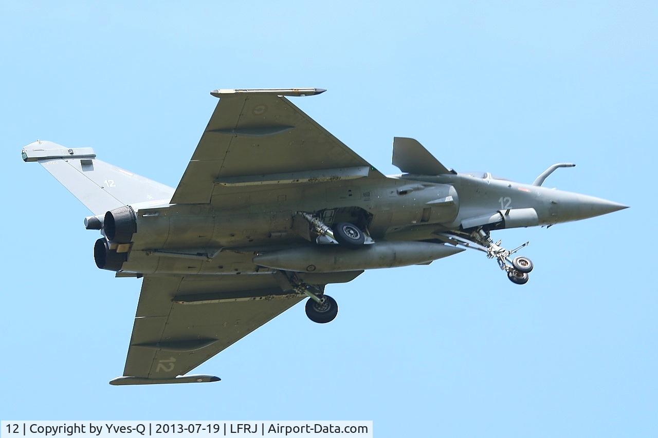12, Dassault Rafale M C/N 12, Dassault Rafale M, Go around rwy 08, Landivisiau Naval Air Base (LFRJ)