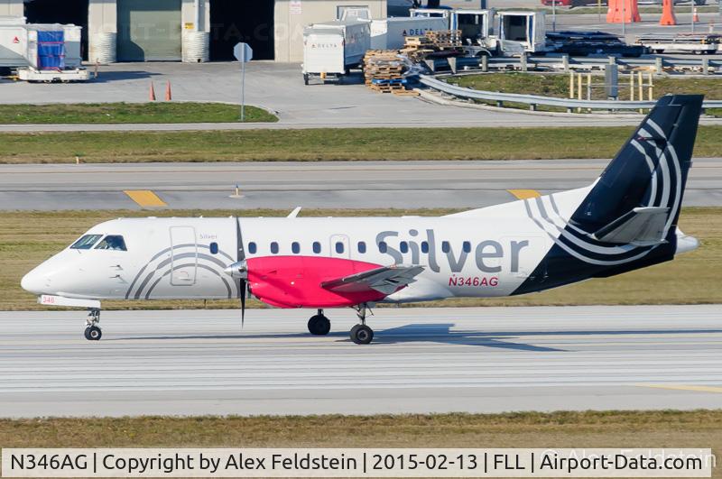 N346AG, 1998 Saab 340B C/N 340B-446, Ft. Lauderdale
