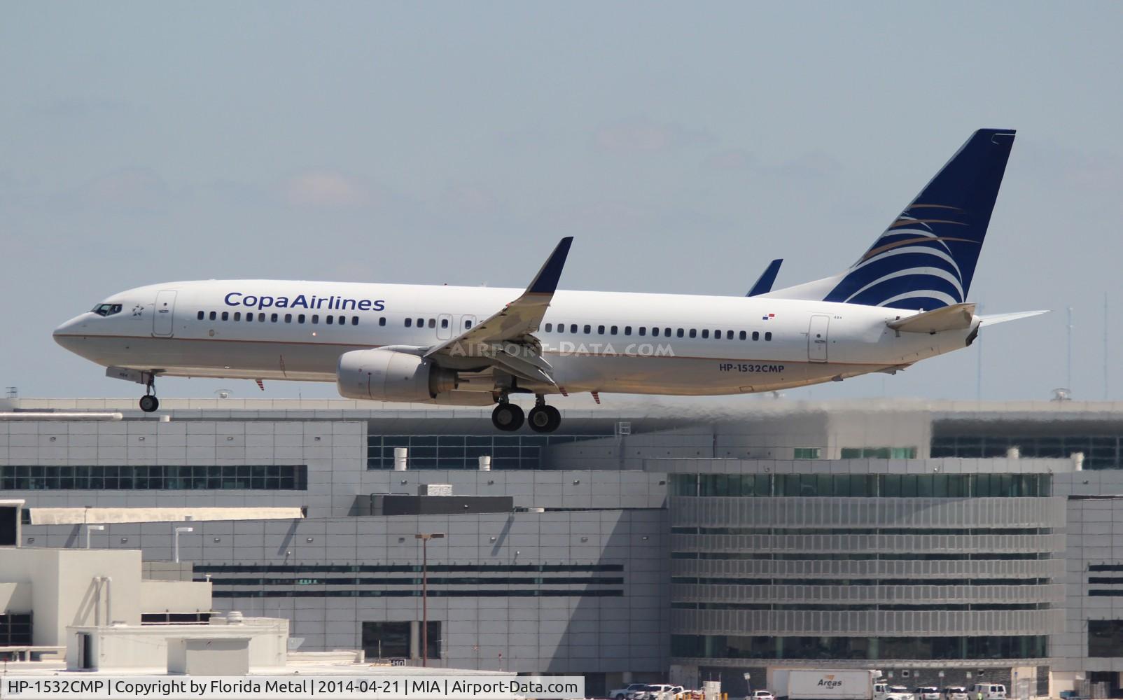 HP-1532CMP, 2007 Boeing 737-8V3 C/N 35068, Copa 737-800
