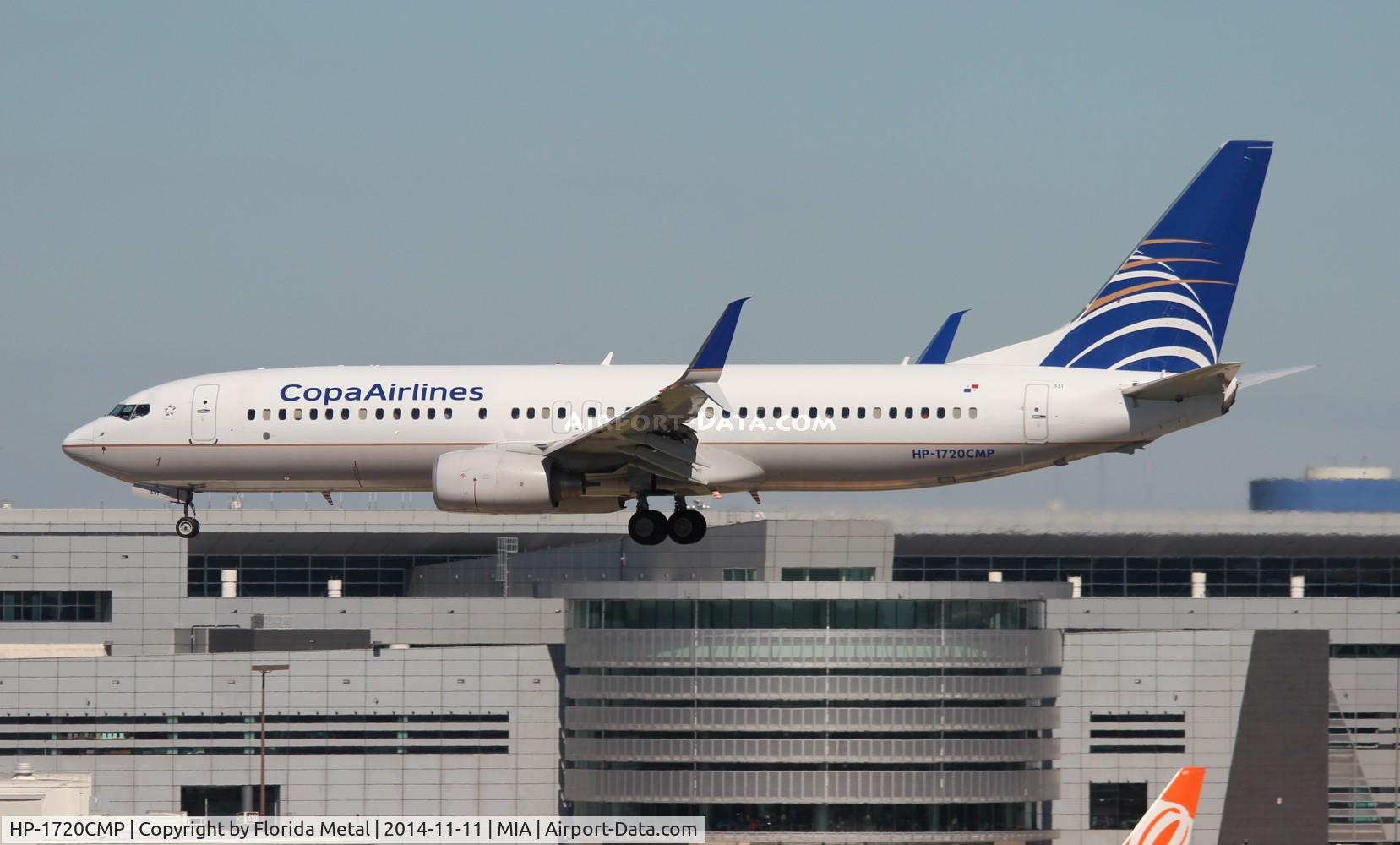 HP-1720CMP, 2011 Boeing 737-8V3 C/N 37958, Copa 737-800