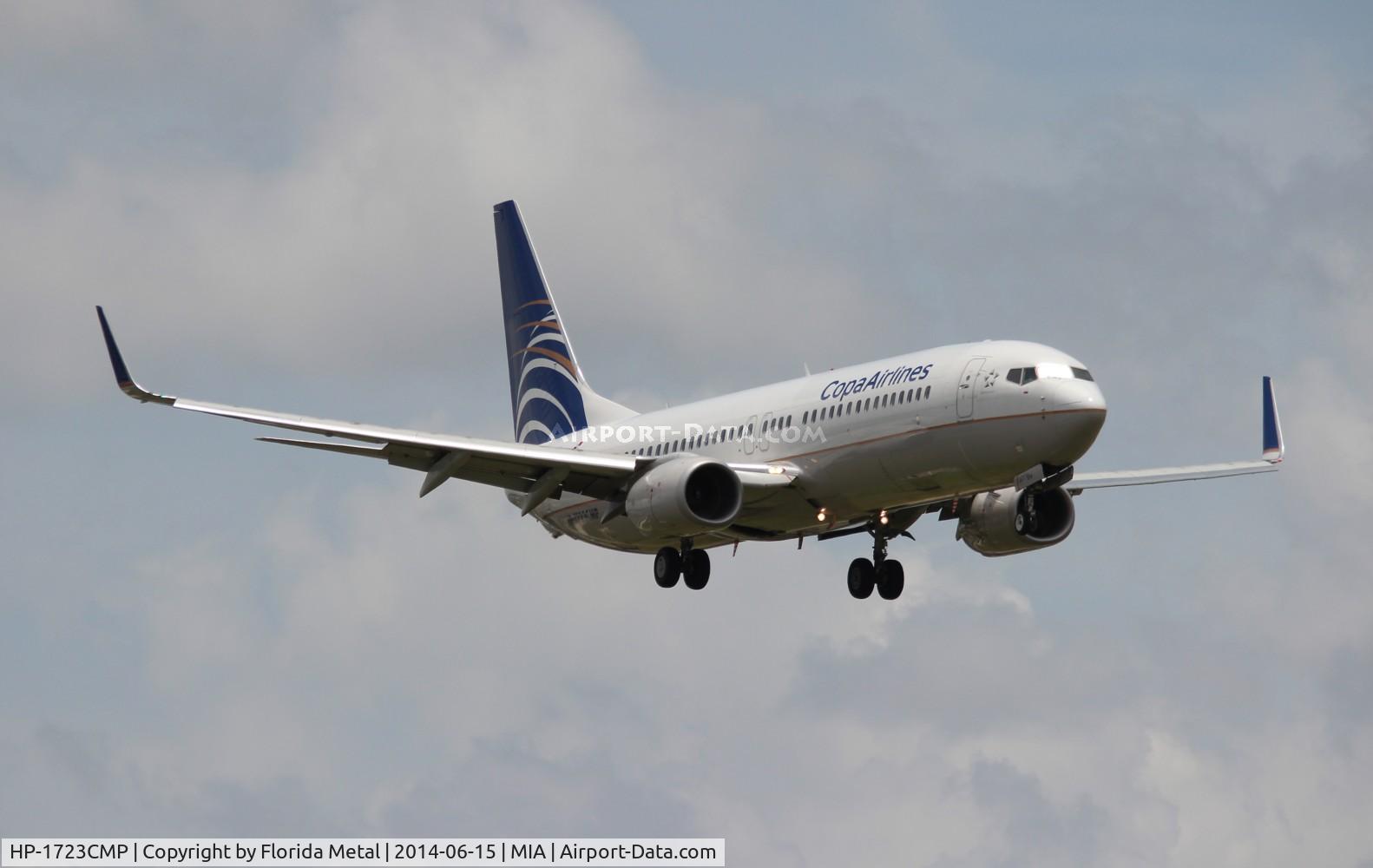 HP-1723CMP, 2011 Boeing 737-8V3 C/N 37959, Copa 737-800