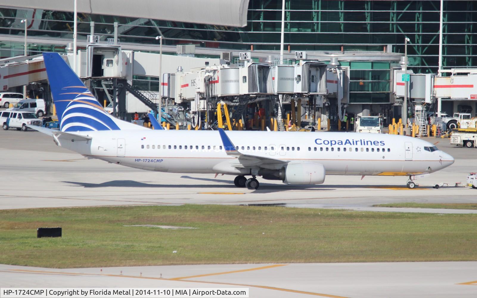 HP-1724CMP, 2011 Boeing 737-8V3 C/N 38140, Copa 737-800