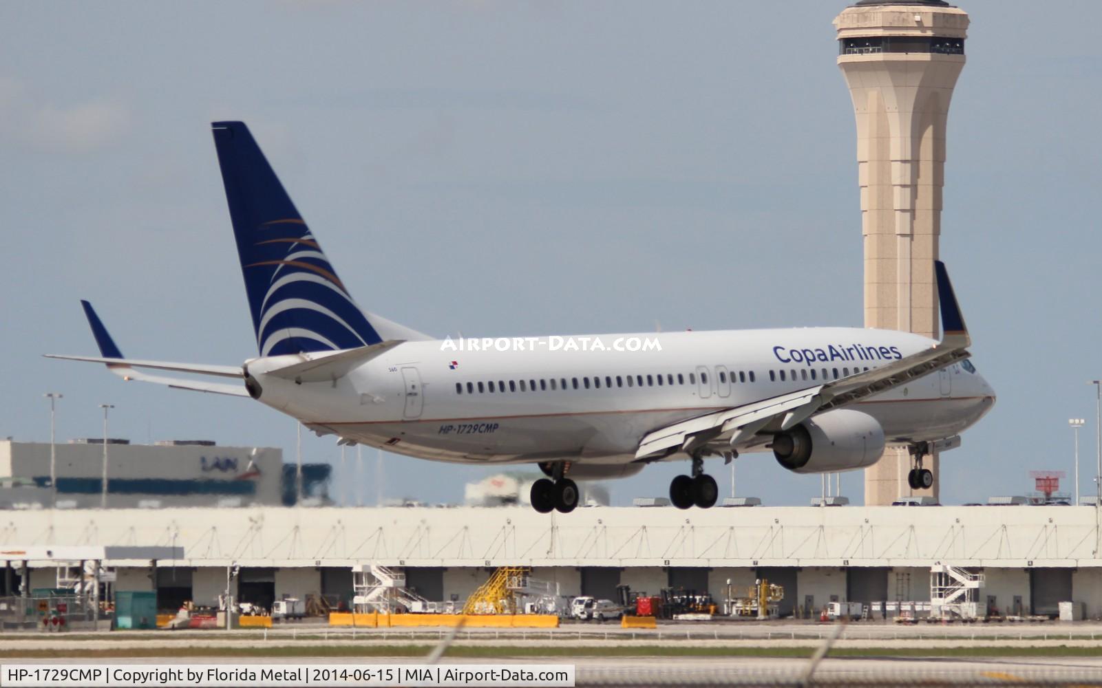 HP-1729CMP, 2012 Boeing 737-8V3 C/N 41088, Copa 737-800