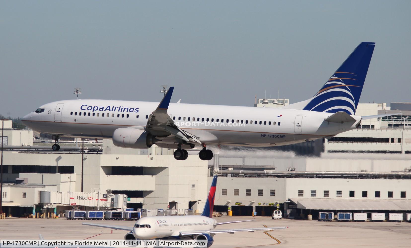 HP-1730CMP, 2012 Boeing 737-8V3 C/N 38141, Copa 737-800