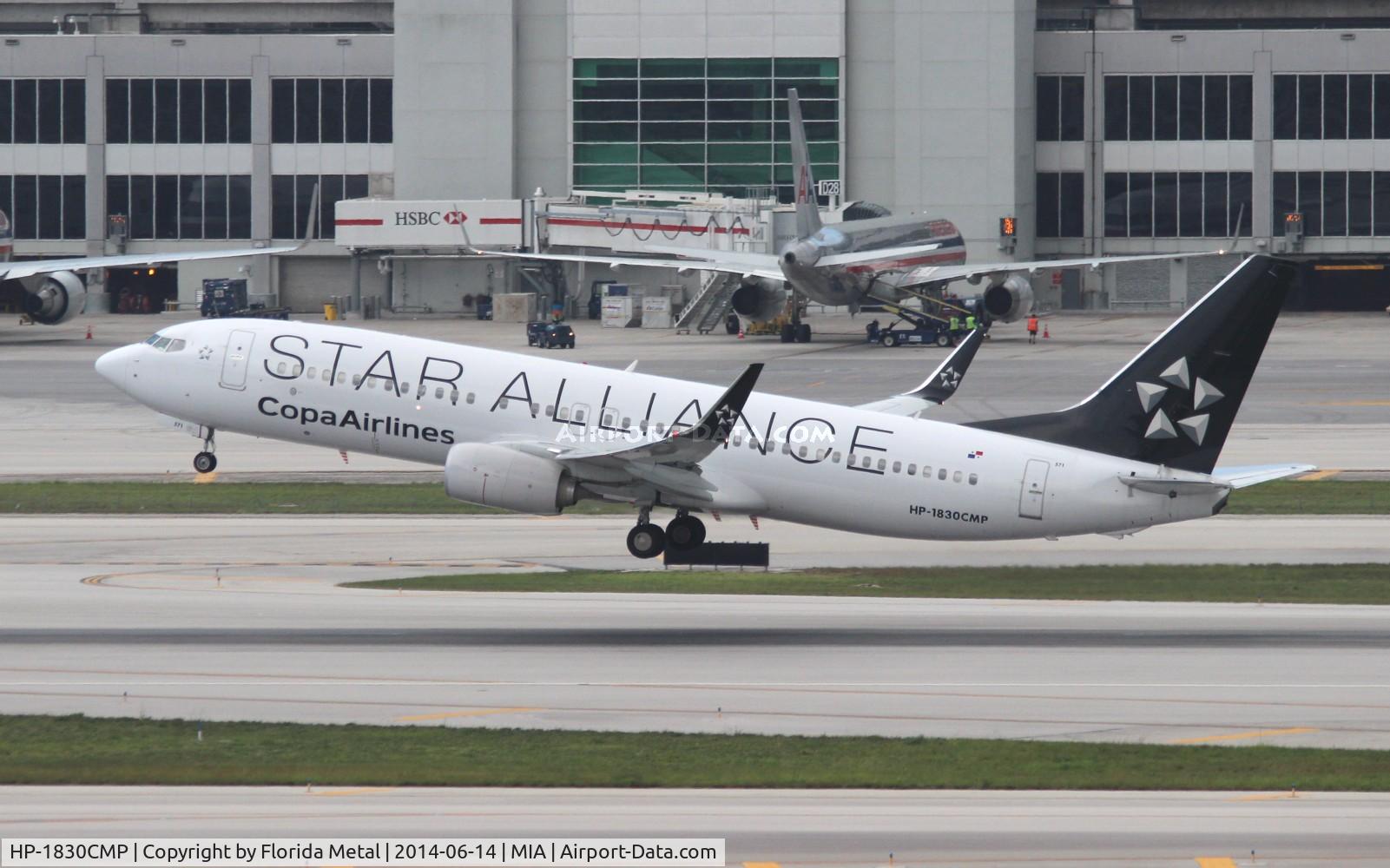 HP-1830CMP, 2013 Boeing 737-8V3 C/N 40781, Copa 737-800