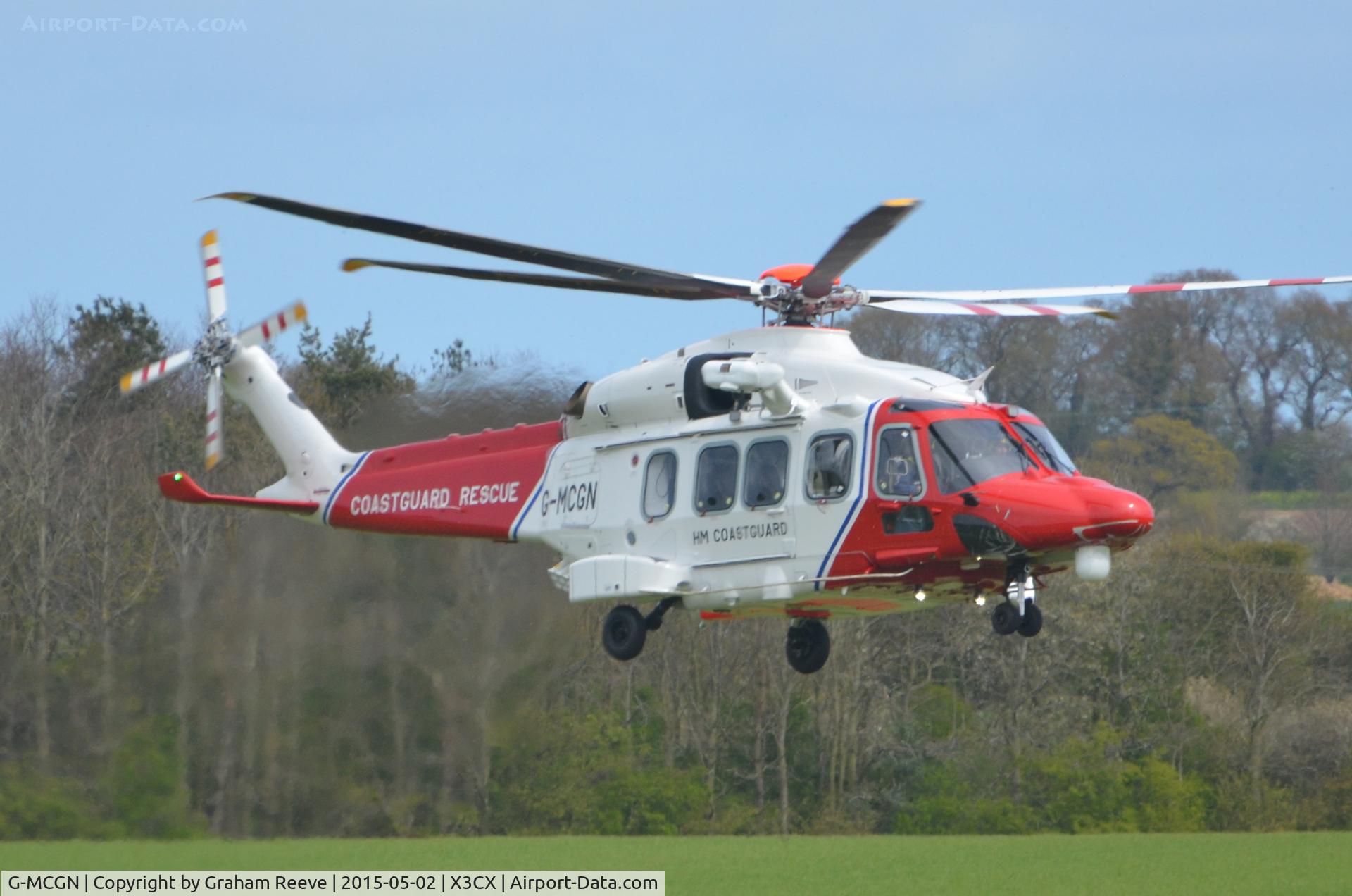 G-MCGN, 2014 AgustaWestland AW-189 C/N 92001, At Northrepps.