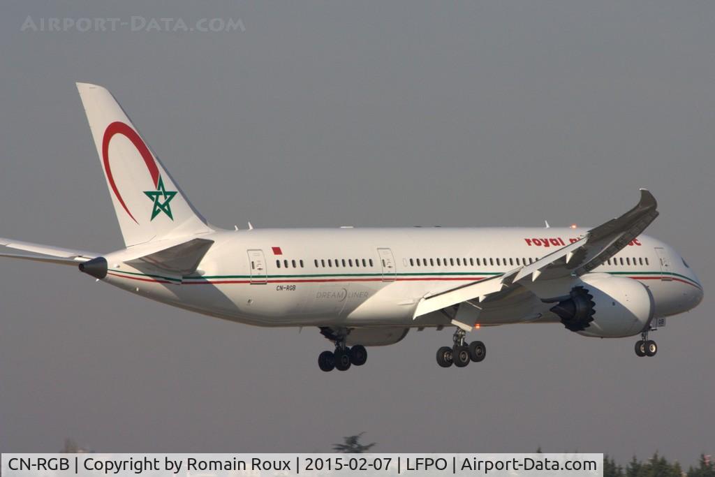 CN-RGB, 2010 Boeing 787-8 Dreamliner C/N 35507, Landing