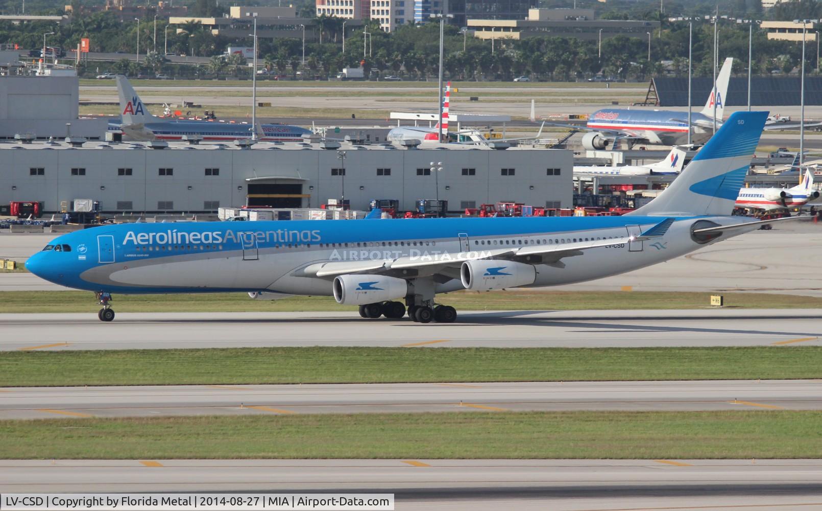 LV-CSD, 1996 Airbus A340-313X C/N 123, Aerolineas Argentinas