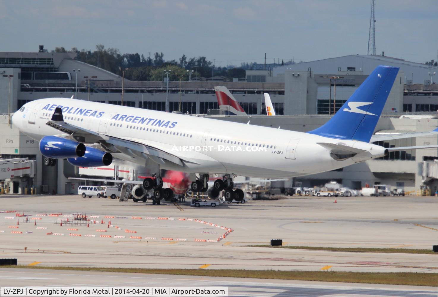 LV-ZPJ, 1994 Airbus A340-211 C/N 074, Aerolineas Argentinas