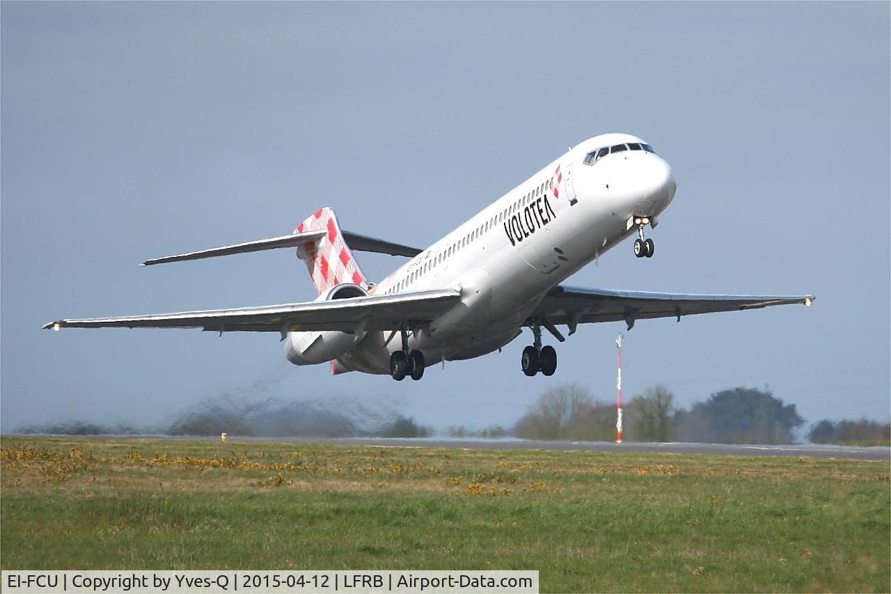 EI-FCU, 2005 Boeing 717-2BL C/N 55190, Boeing 717-2BL, Take off rwy 07R, Brest-Bretagne airport (LFRB-BES)