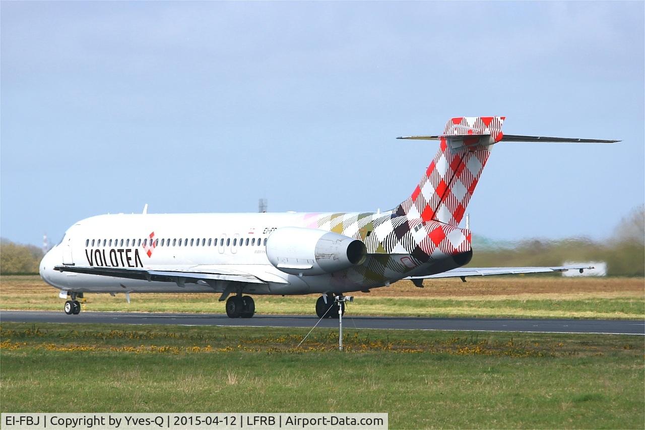 EI-FBJ, 2003 Boeing 717-200 C/N 55177, Boeing 717-200, Take off rwy 25L, Brest-Bretagne airport (LFRB-BES)