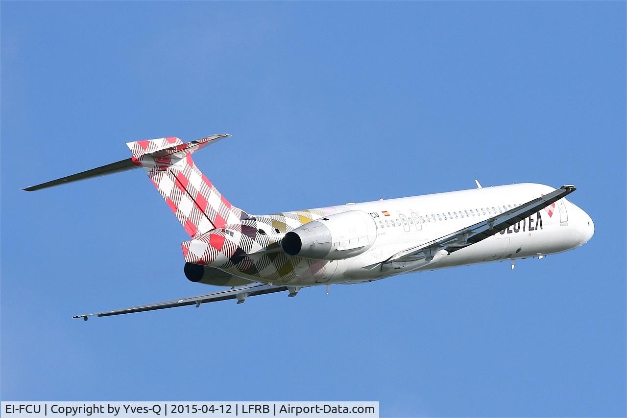 EI-FCU, 2005 Boeing 717-2BL C/N 55190, Boeing 717-2BL, Take off rwy 07R, Brest-Bretagne airport (LFRB-BES)
