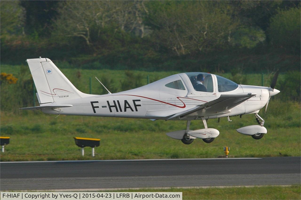 F-HIAF, Tecnam P-2002JF Sierra C/N Not Found F-HIAF, F-HIAF - Tecnam P2002 JF, Landing rwy 07R, Brest-Bretagne Airport (LFRB-BES)